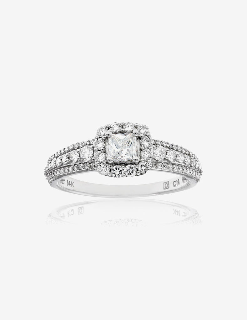 Bella Luce (R) 1.36ctw Rhodium Over Sterling Silver